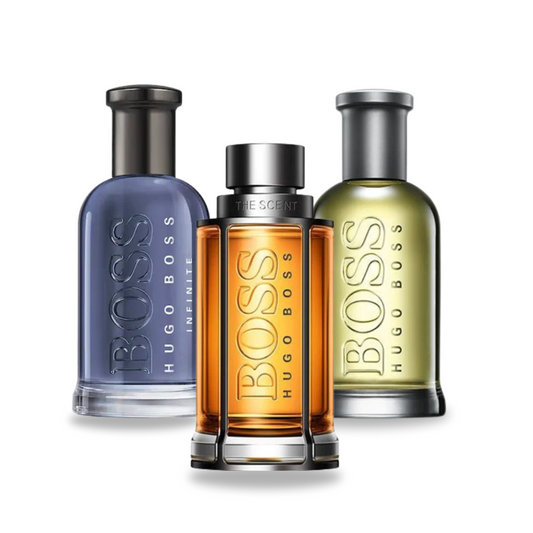 Combo de 3 perfumes BOSS THE SCENT, BOSS BOTTLED y BOTTLED INFINITE 100ml